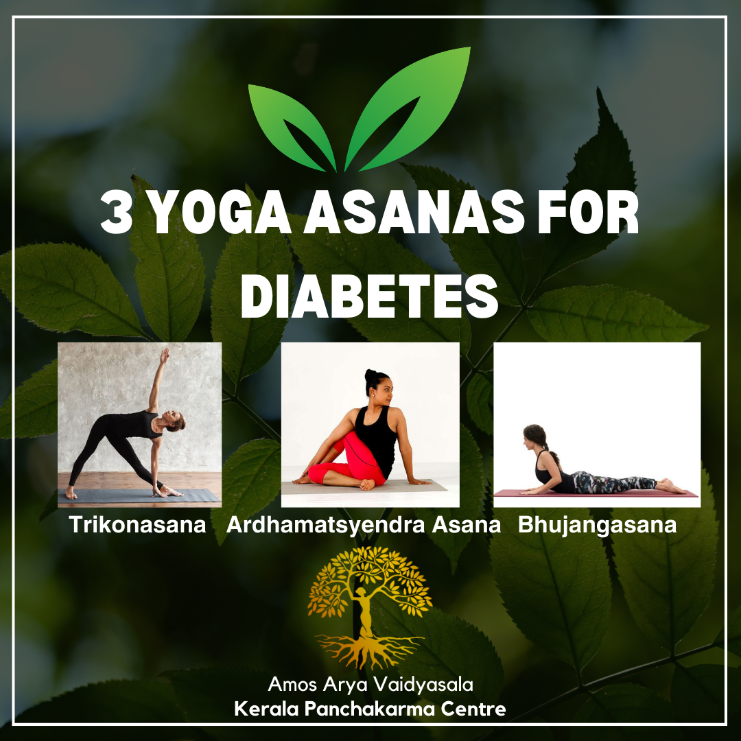 3 Yoga Asanas for Diabetes 